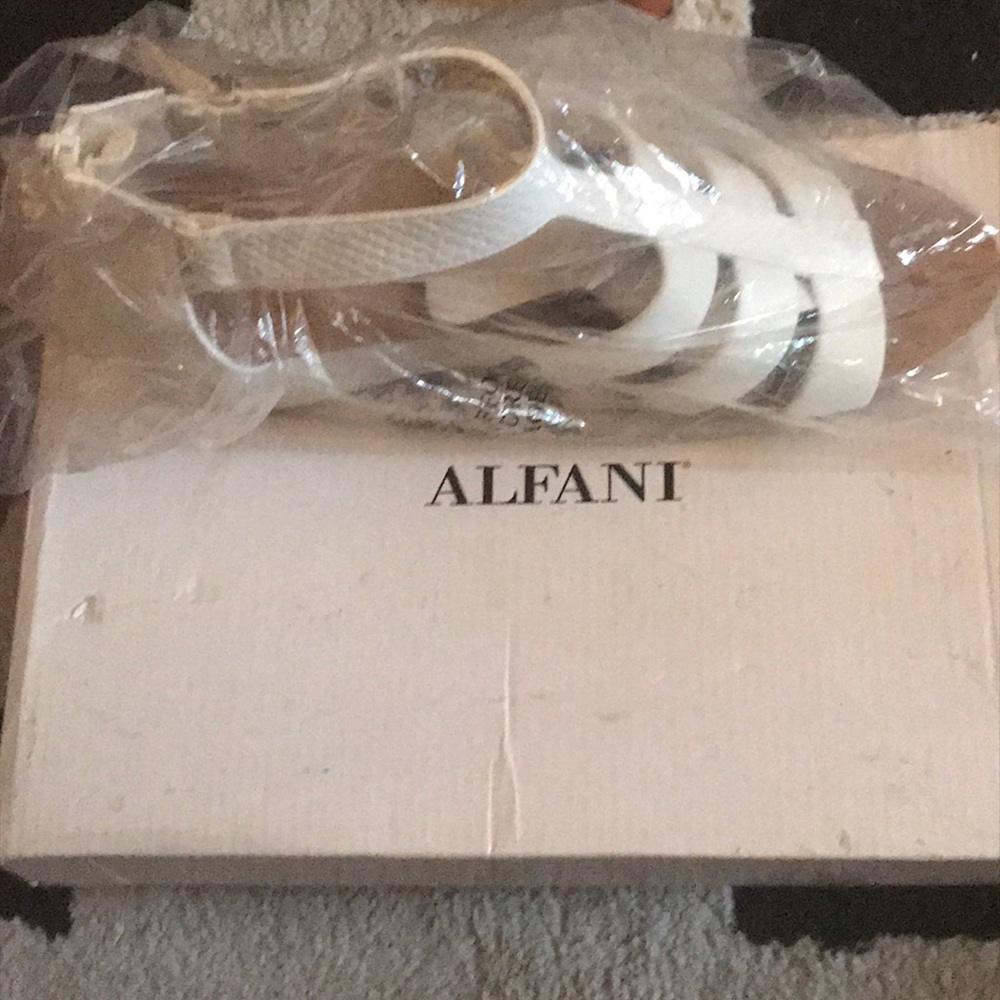 Alfani white shoes